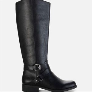 Women’s Riding boots Style & Co Black Wide Calf Riding Boots | Size 6.5